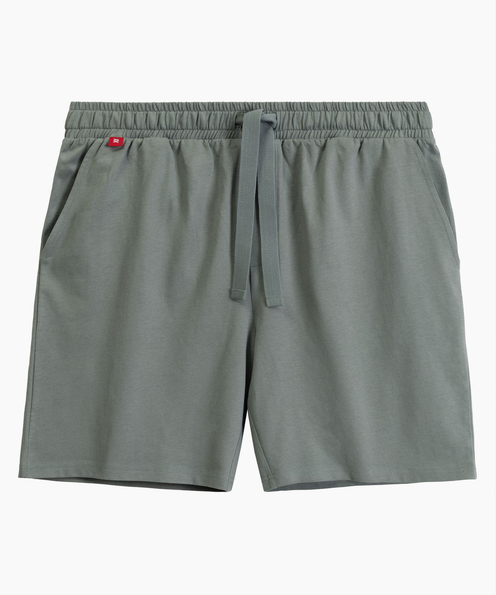 ATLANTIC NMB-039 Домашние шорты мужские Plain светло-оливковый  фото 2