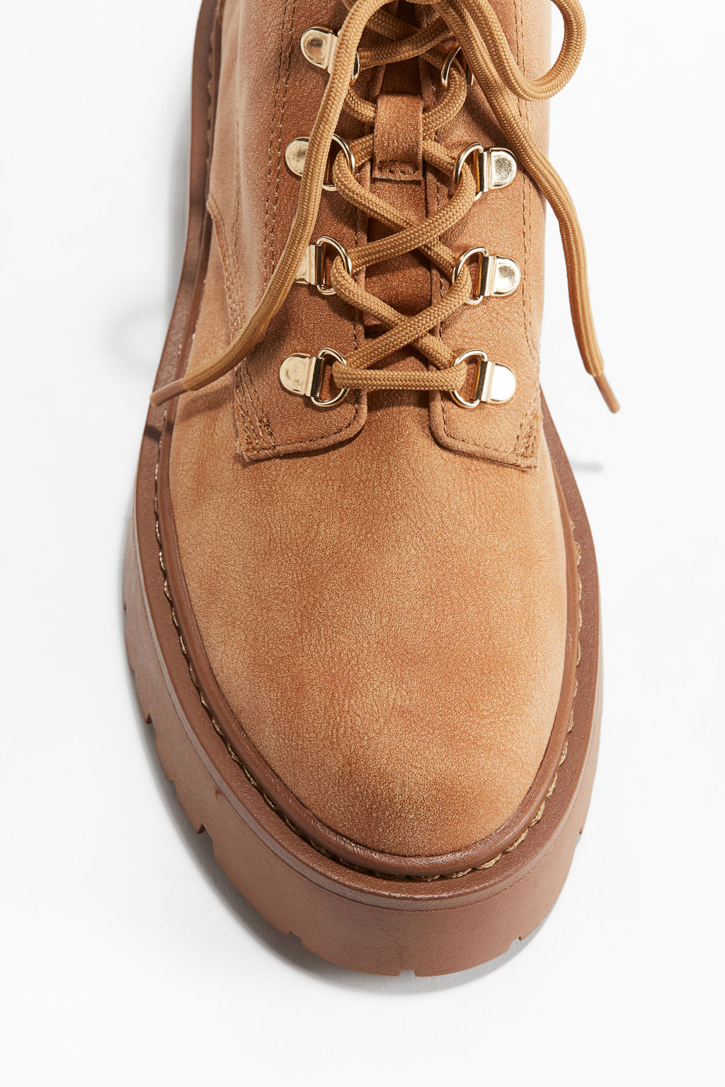Botas de suela gruesa con cordones - H&m фото 3
