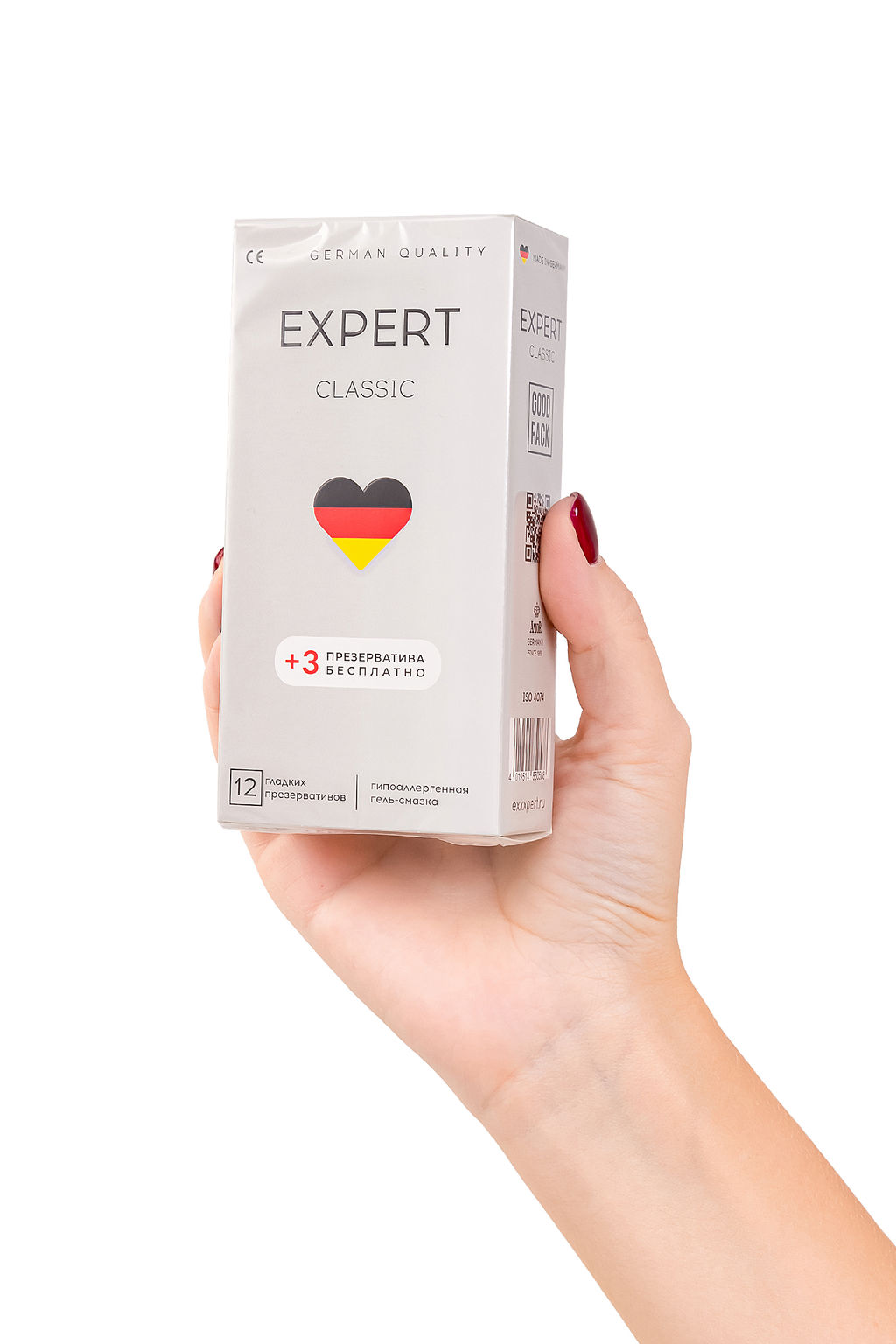 Презервативы EXPERT Classic Germany 12шт +(3 бесплатно)., классические