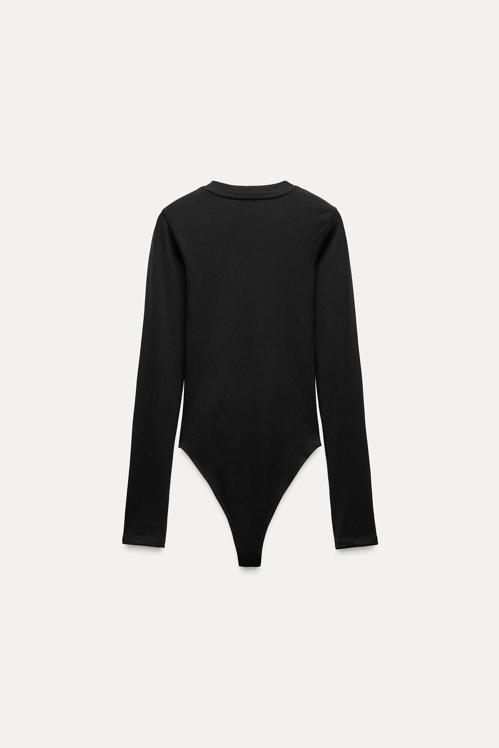 COTTON MODAL BODYSUIT - Zara фото 8