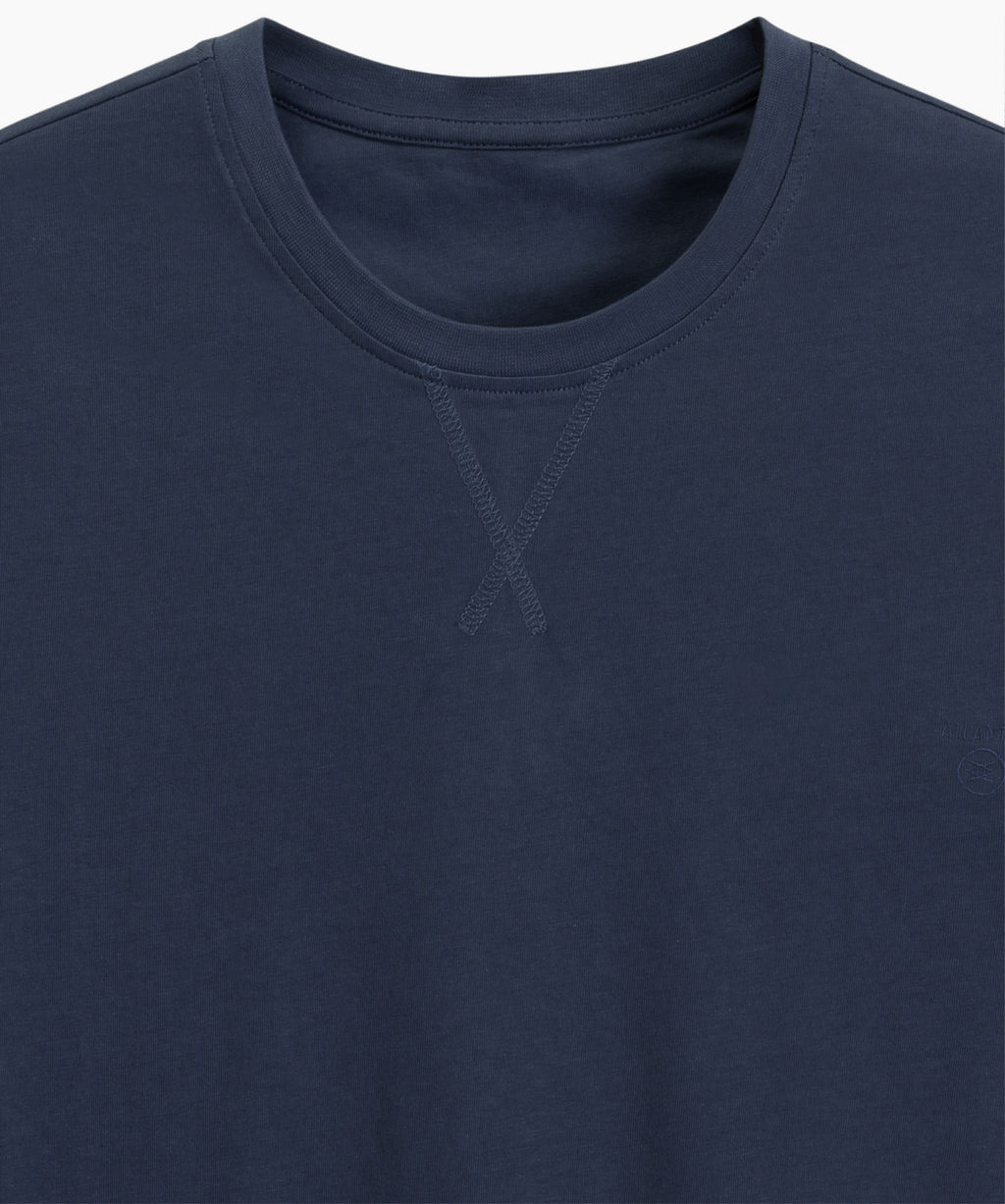 ATLANTIC NMP-393 Пижама мужская Flannel Check темно-синий + серый фото 4