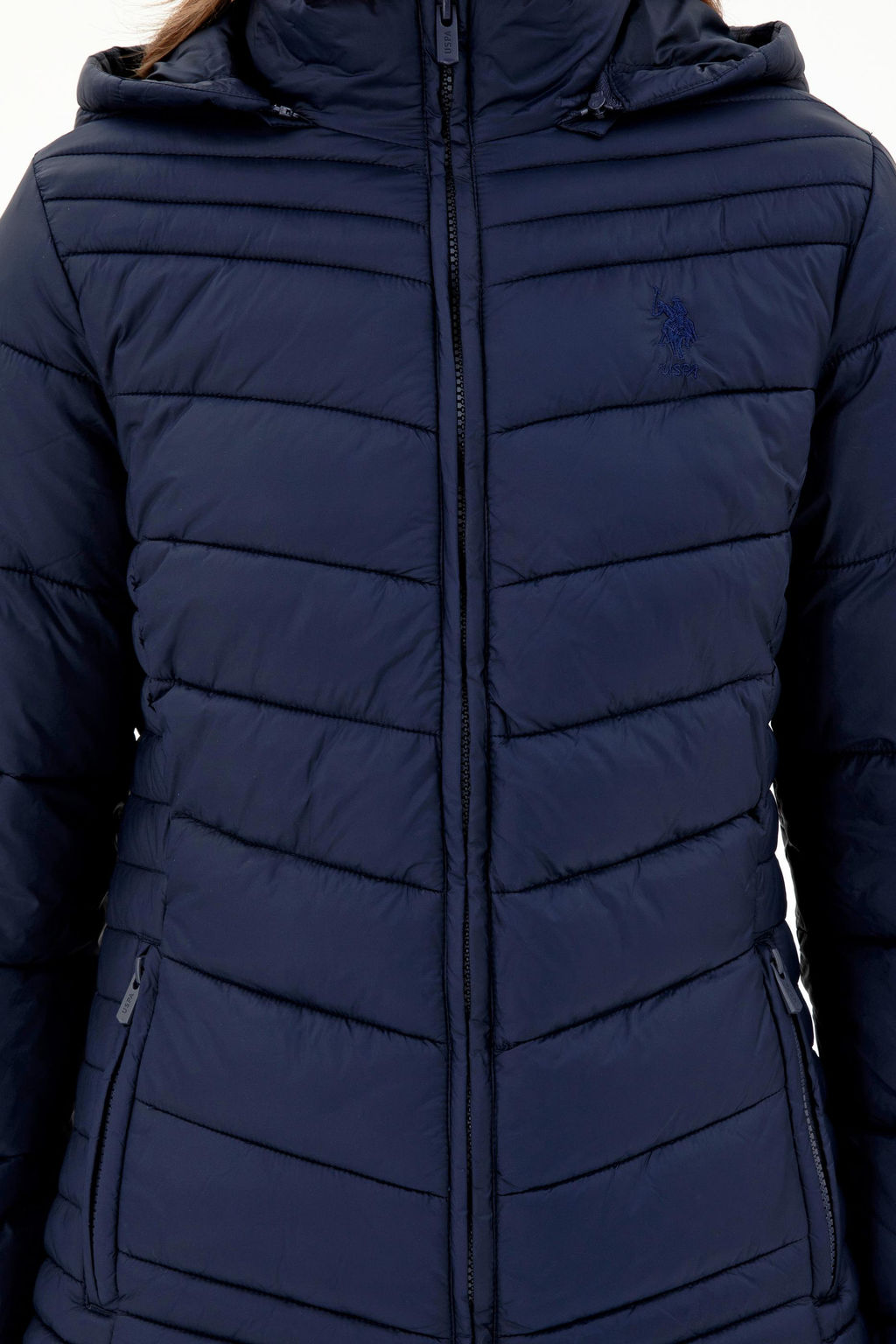 Женское темно-синее пальто - U.s. polo assn фото 7