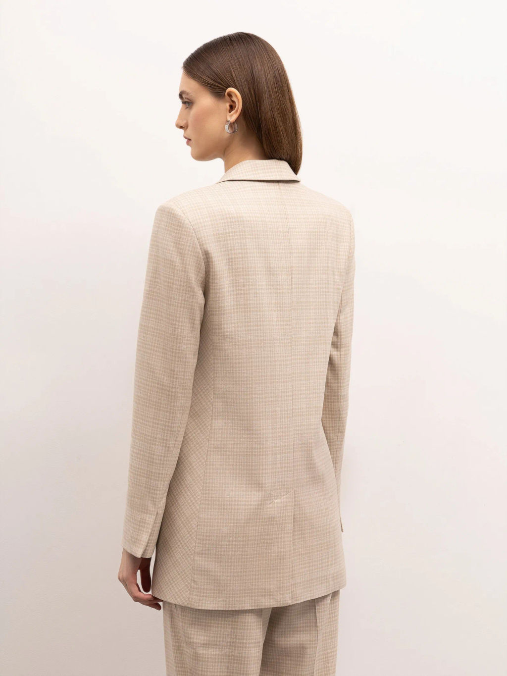 Жакет в клетку - Emka фото 6