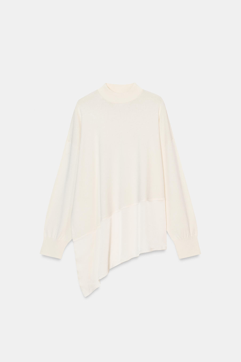 JERSEY PUNTO COMBINADO ASIM?TRICO / Blanco - Zara фото 5