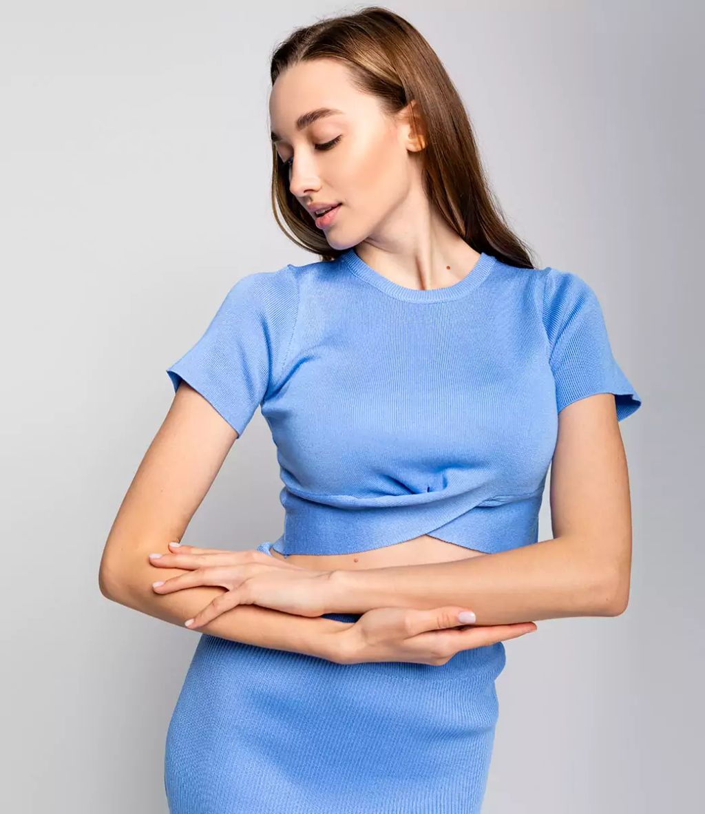 Костюм #КТ82129, голубой