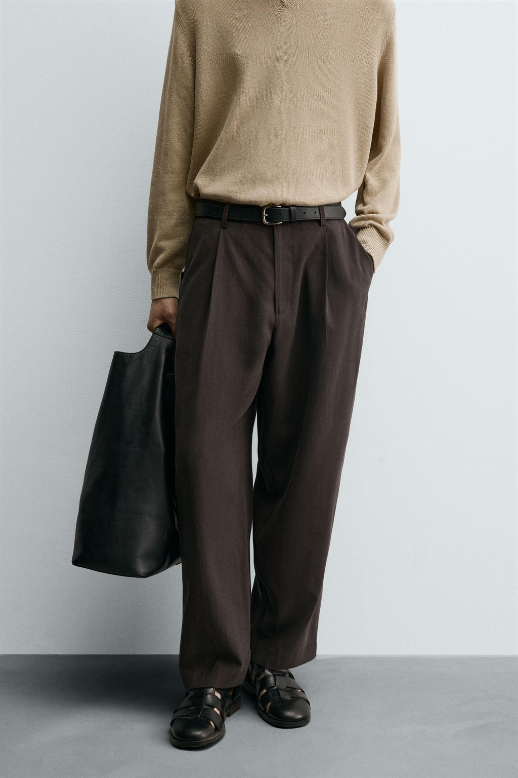 FLOWING PLEATED TROUSERS - Zara фото 2