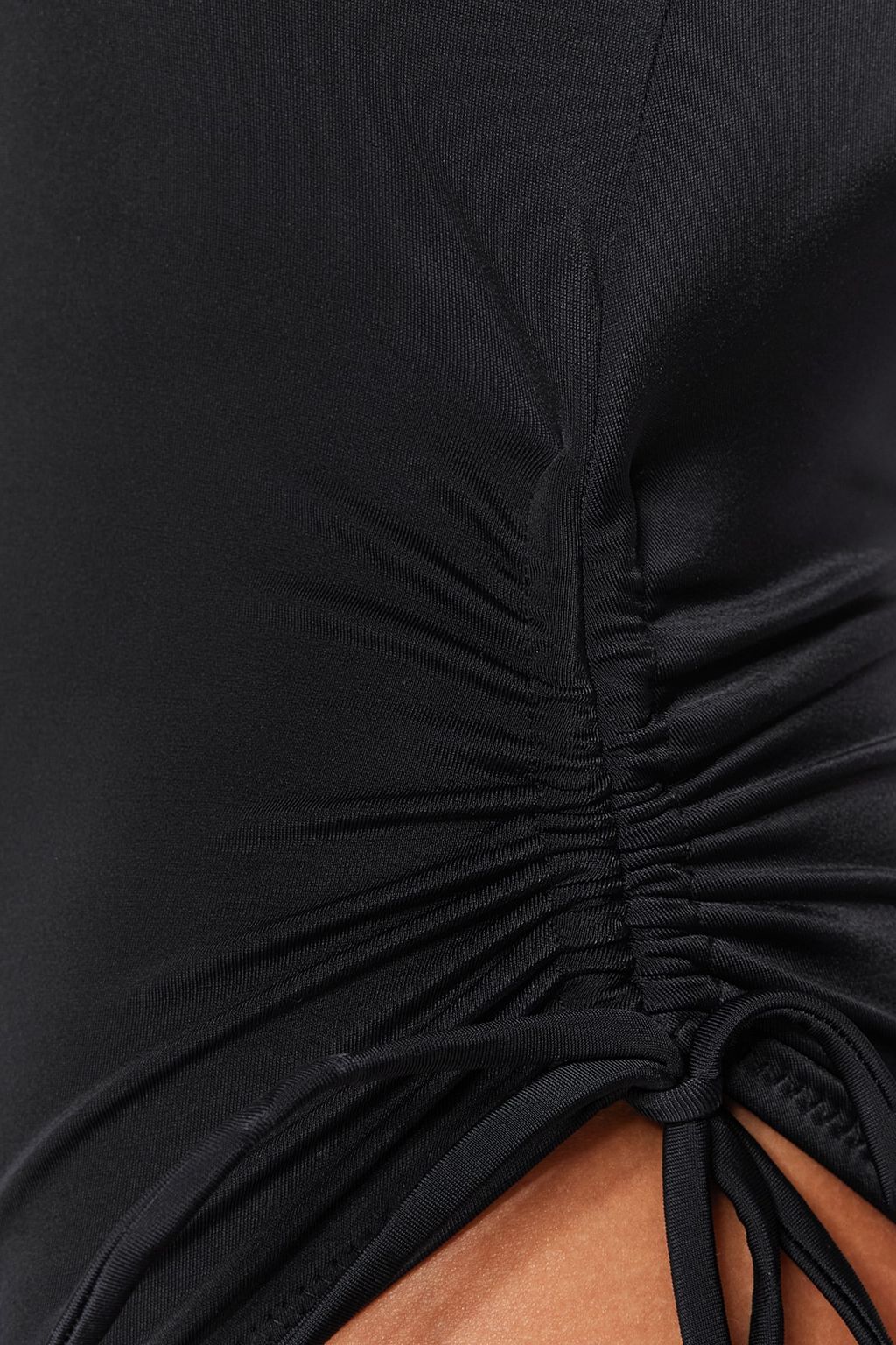 Siyah Tek Omuz S?rt Dekolteli Normal Paca Mayo TBESS23MA00046