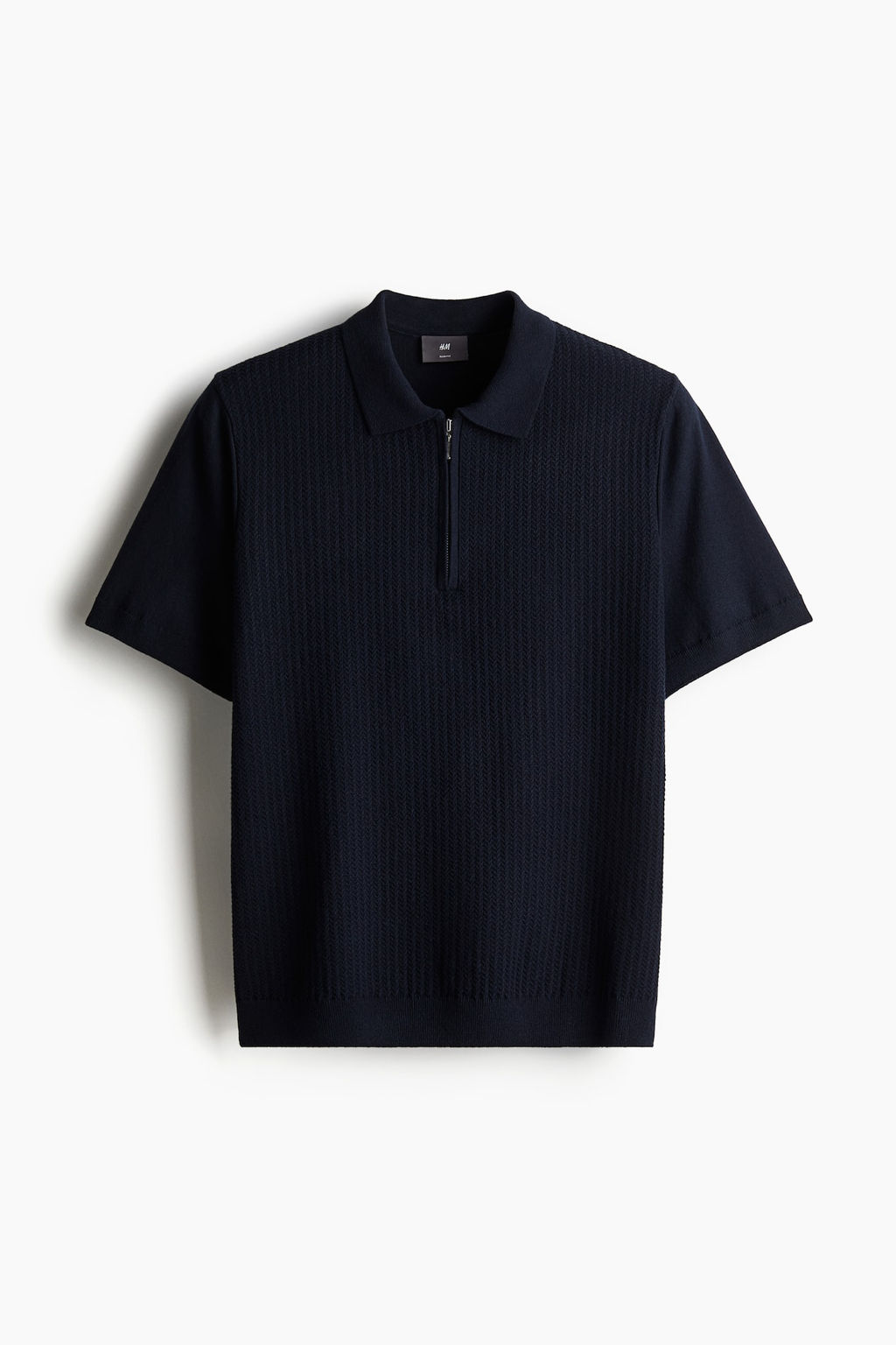 Polo con media cremallera Slim Fit - H&m фото 6
