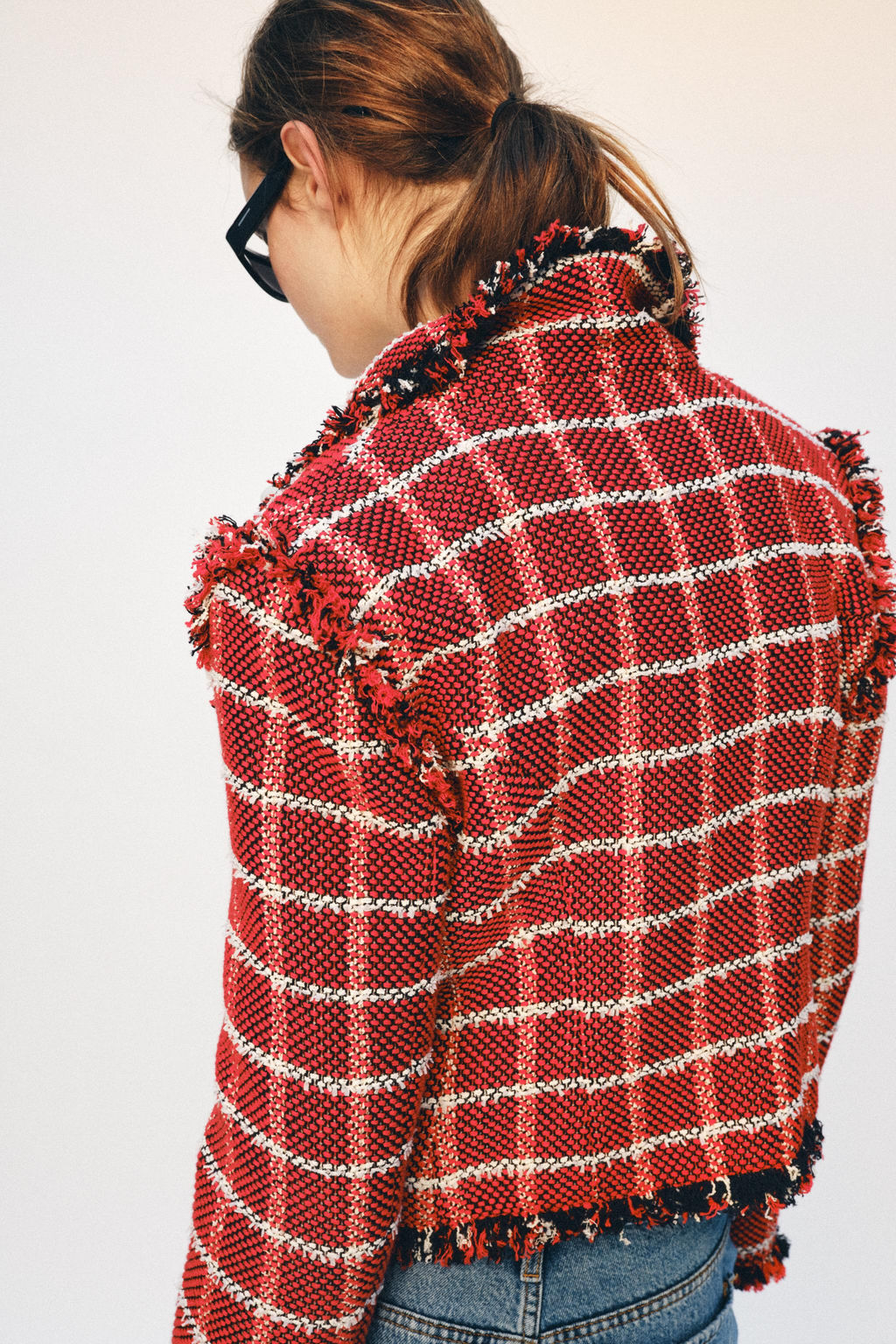 BLAZER TEXURA ZW COLLECTION / Rojo - Zara фото 5