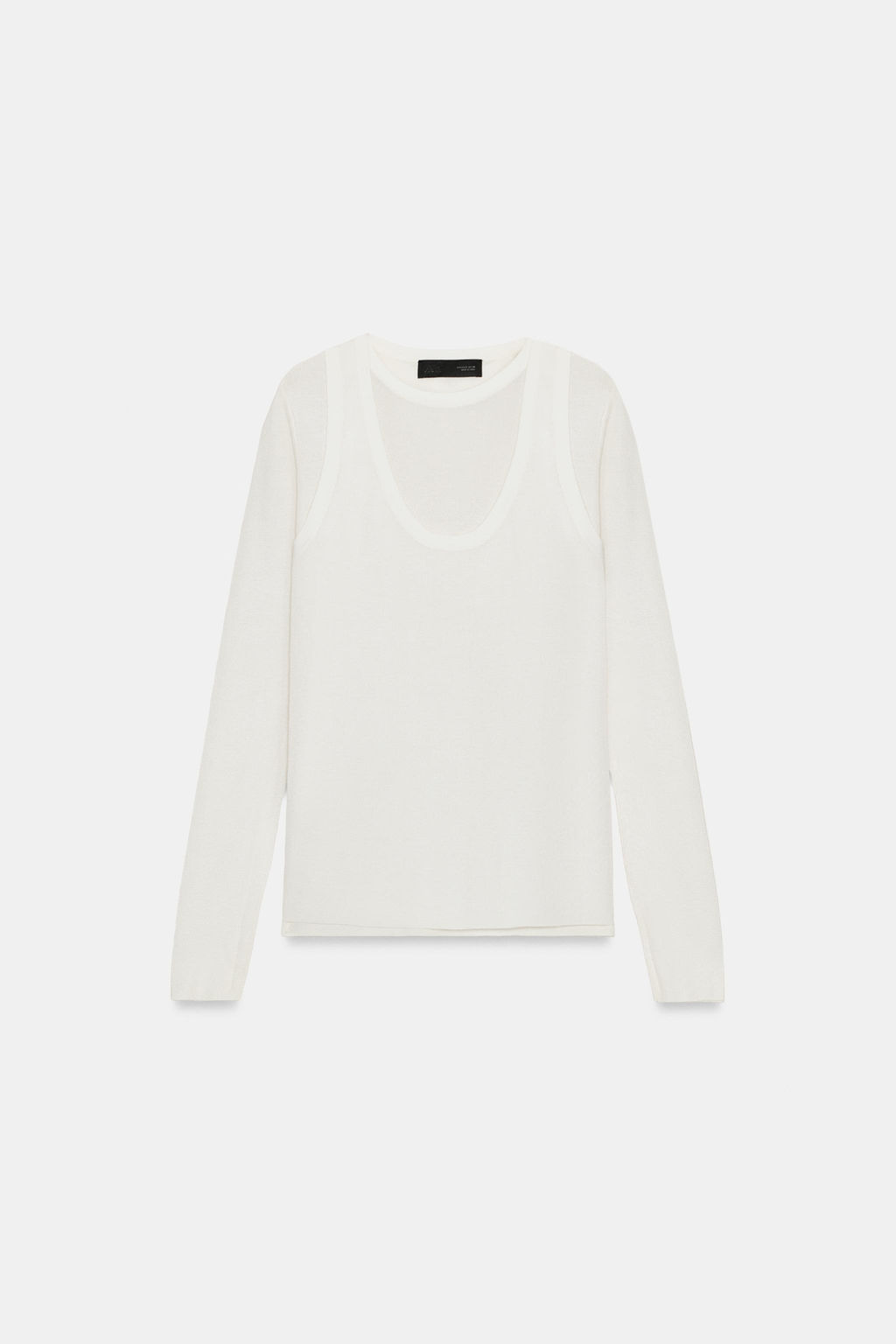 DOUBLE KNIT TOP - Zara фото 15