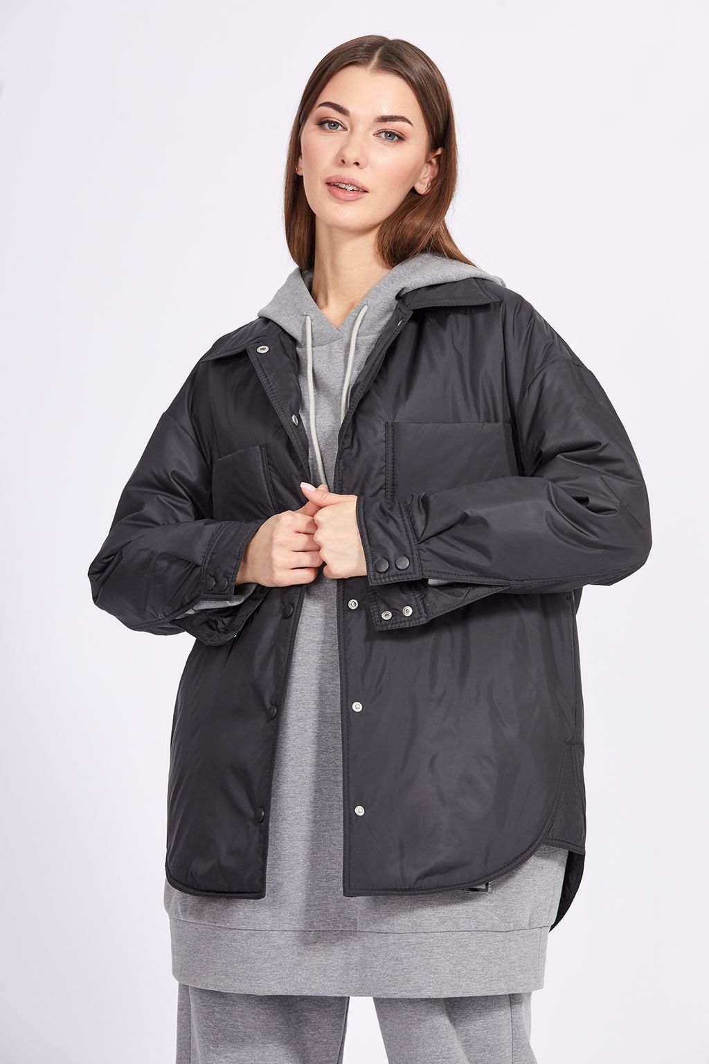 Куртка 2382 черный - Eola фото 5