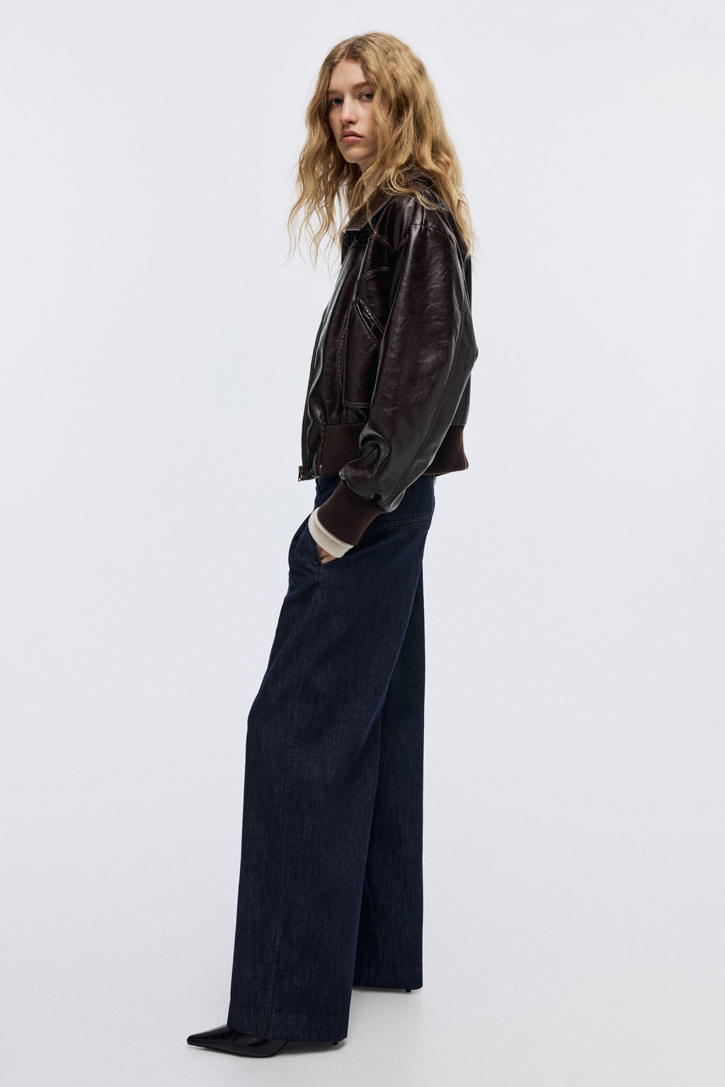 Wide Regular Jeans - H&m фото 6