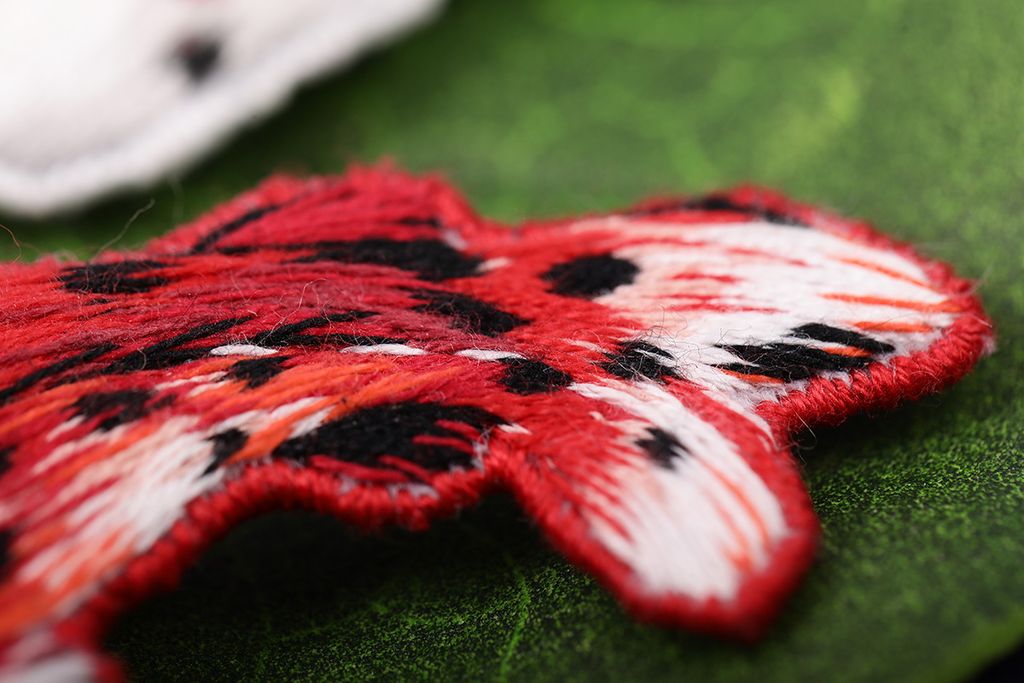 Набор для вышивания PANNA Живая картина JK-2248 Броши. Карпы кои 3.7 х 7.5 см