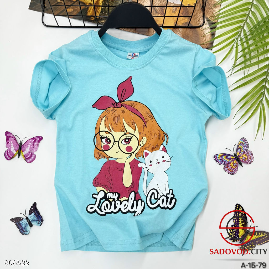 Футболка для девочки, хлопок