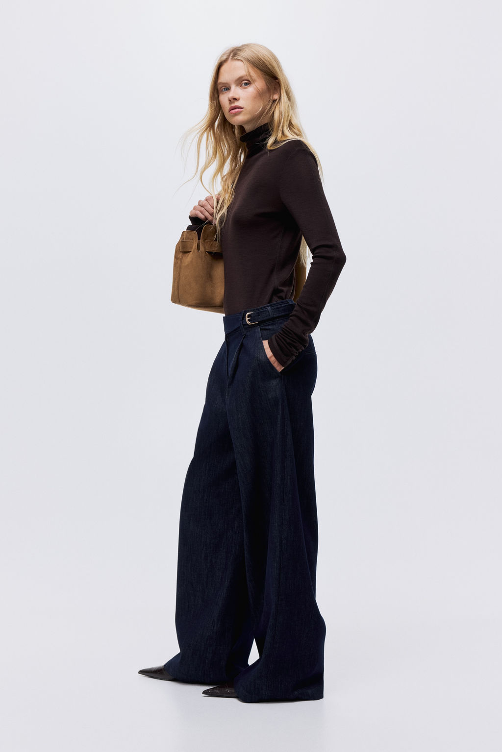 Wide High Jeans - H&m фото 7