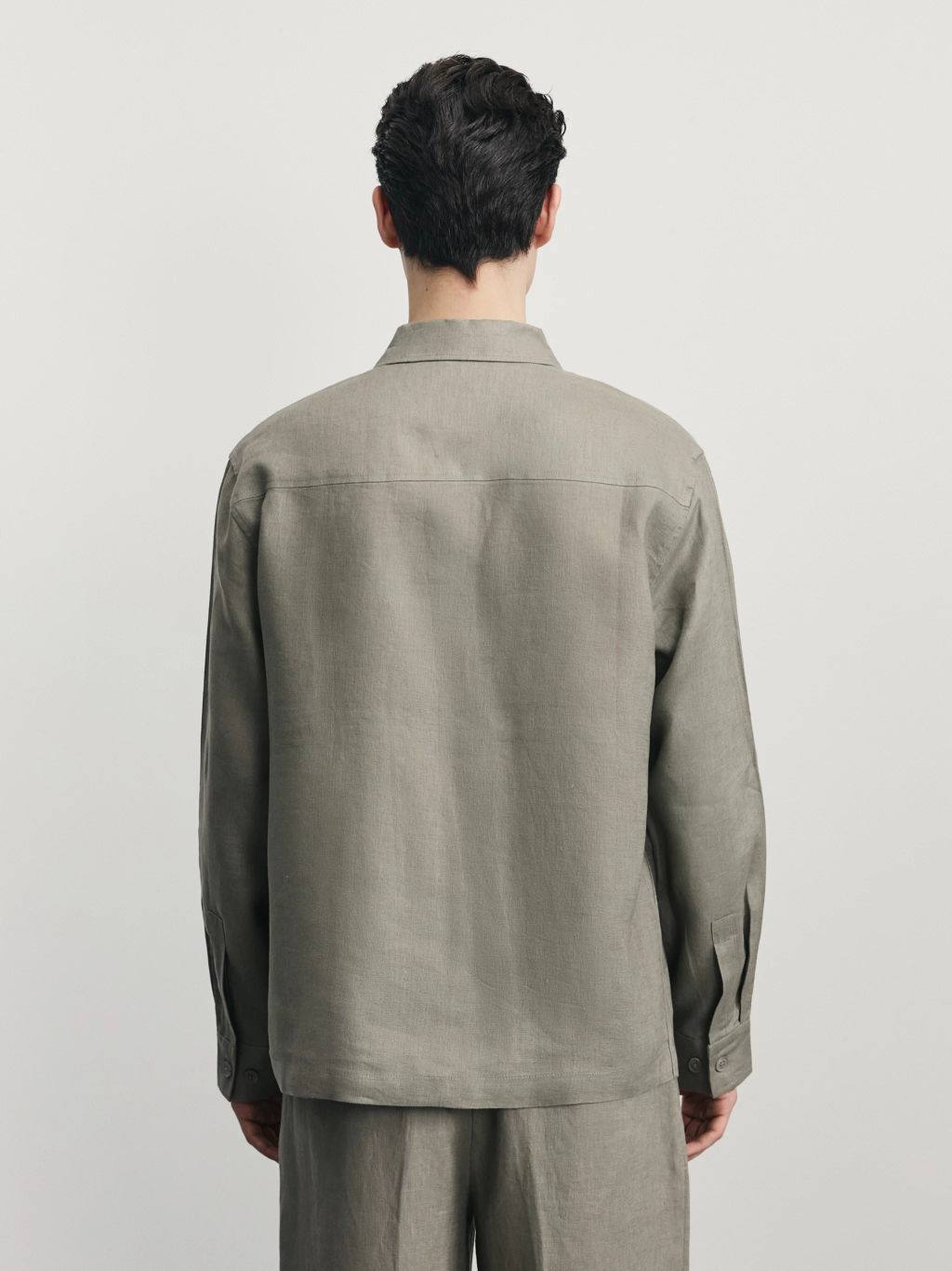 Рубашка 100% лён premium / Zarina  фото 6