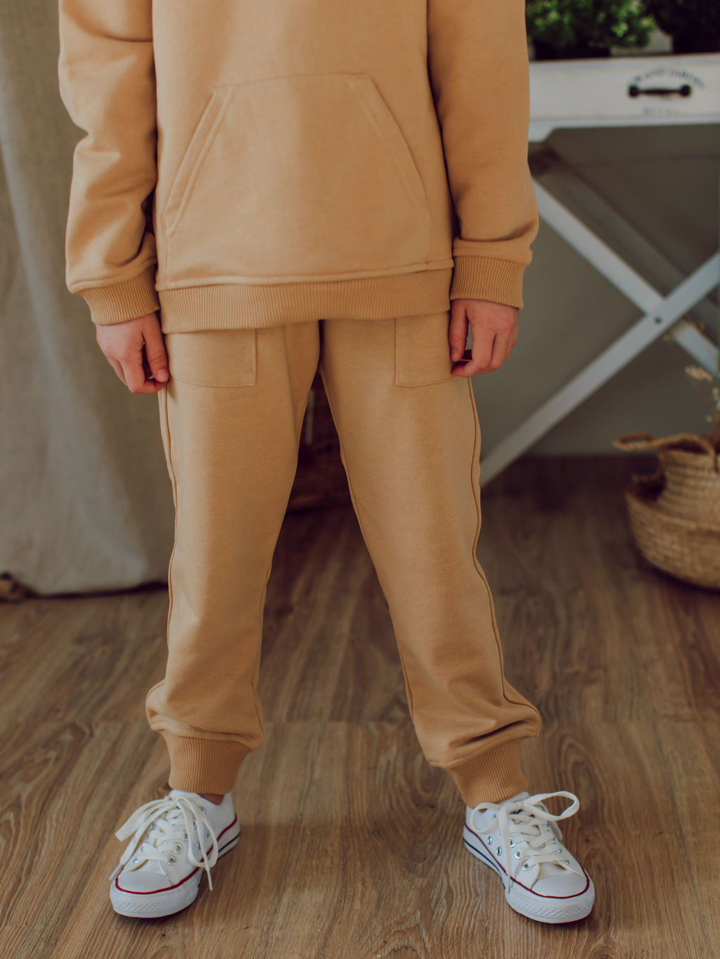 Костюм свитшот+брюки песочный, песочный - Lesi kids фото 29