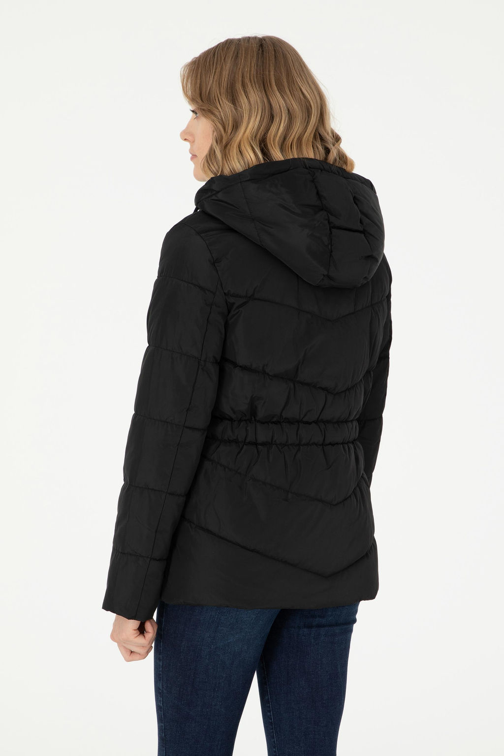 Женское черное пальто - U.s. polo assn фото 5