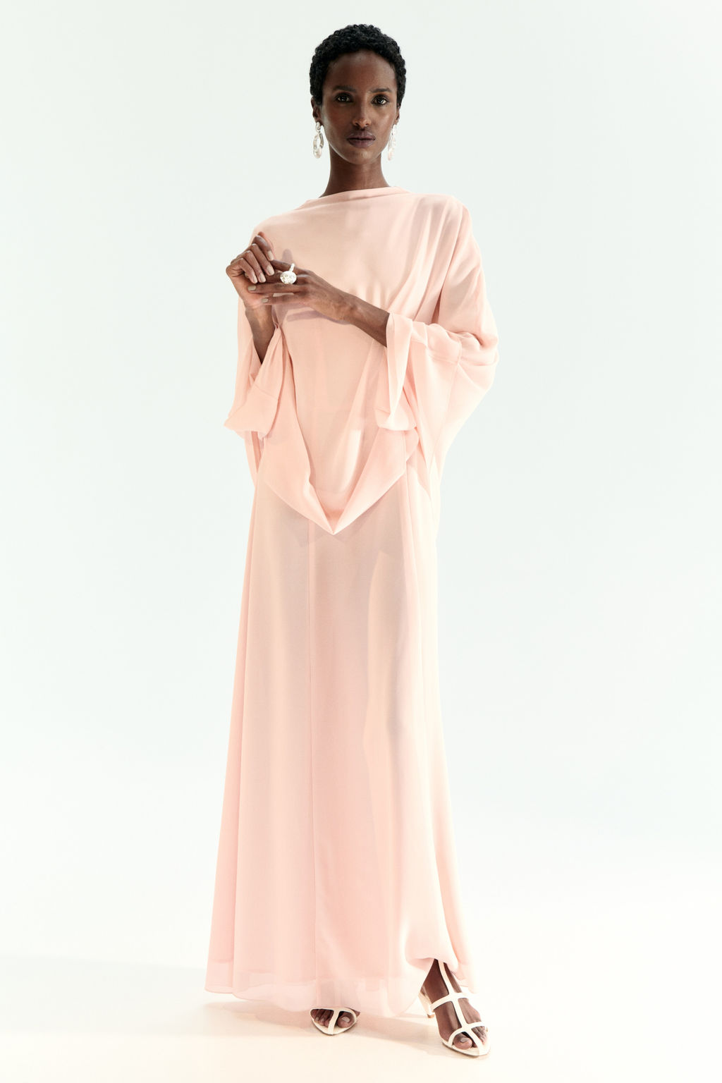 Vestido con capa decorativa - H&m фото 5