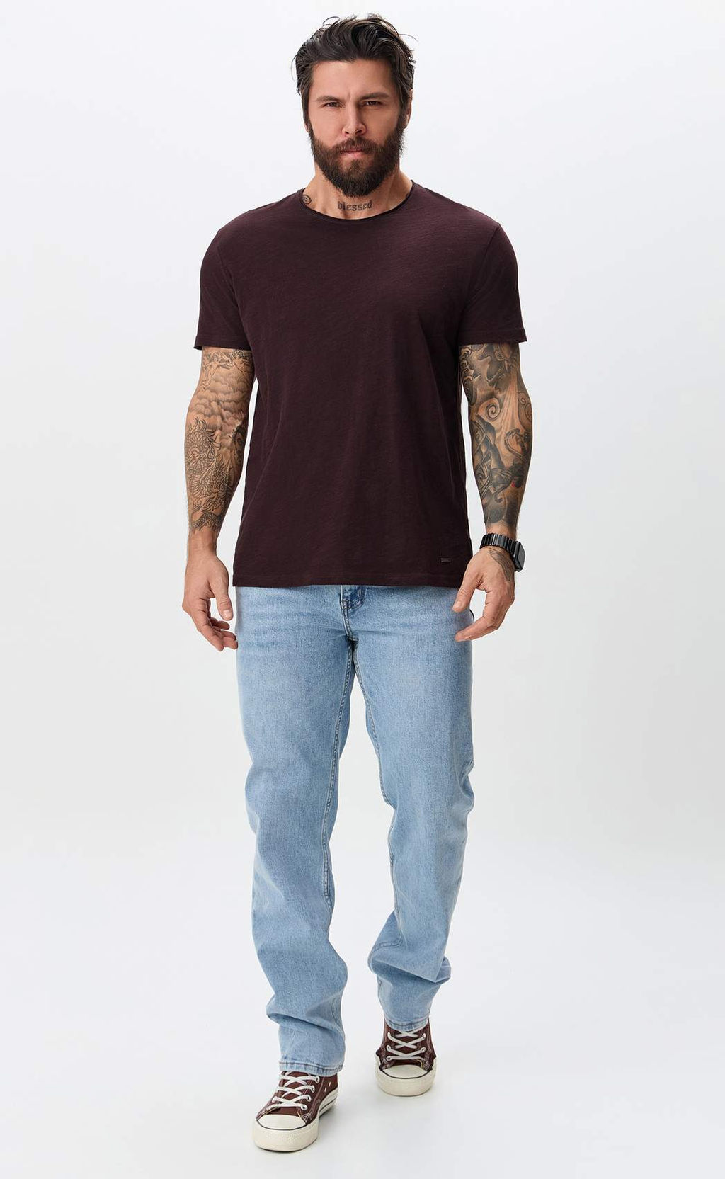 Футболка P411-062 bordo - Primm фото 10