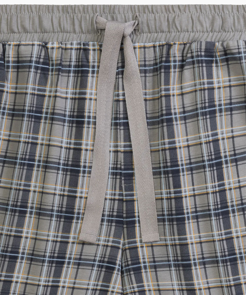 ATLANTIC NMP-380 Пижама мужская Solid Check темно-синий + серый  фото 5