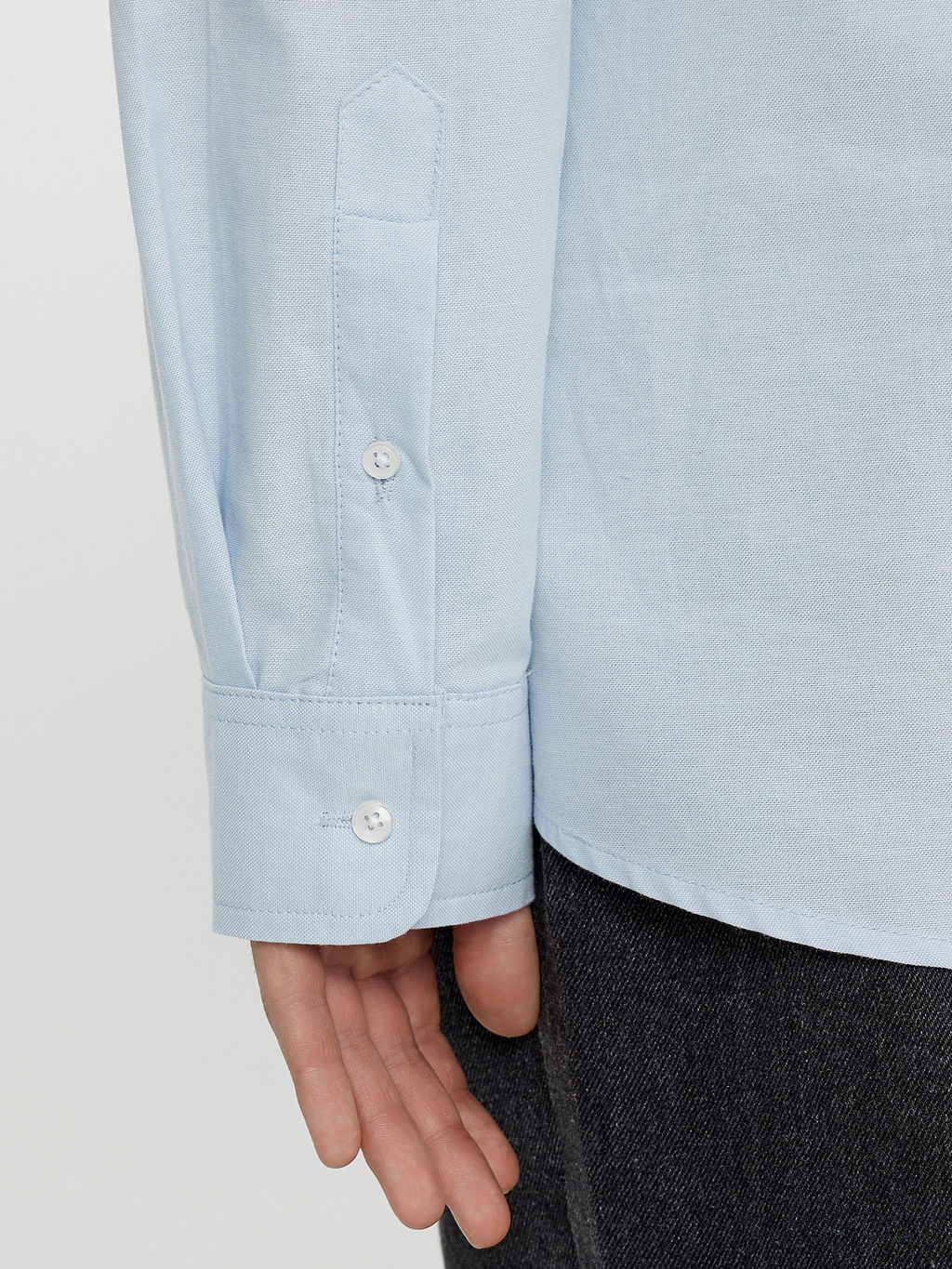 Рубашка мужская голубая - Mark formelle фото 5