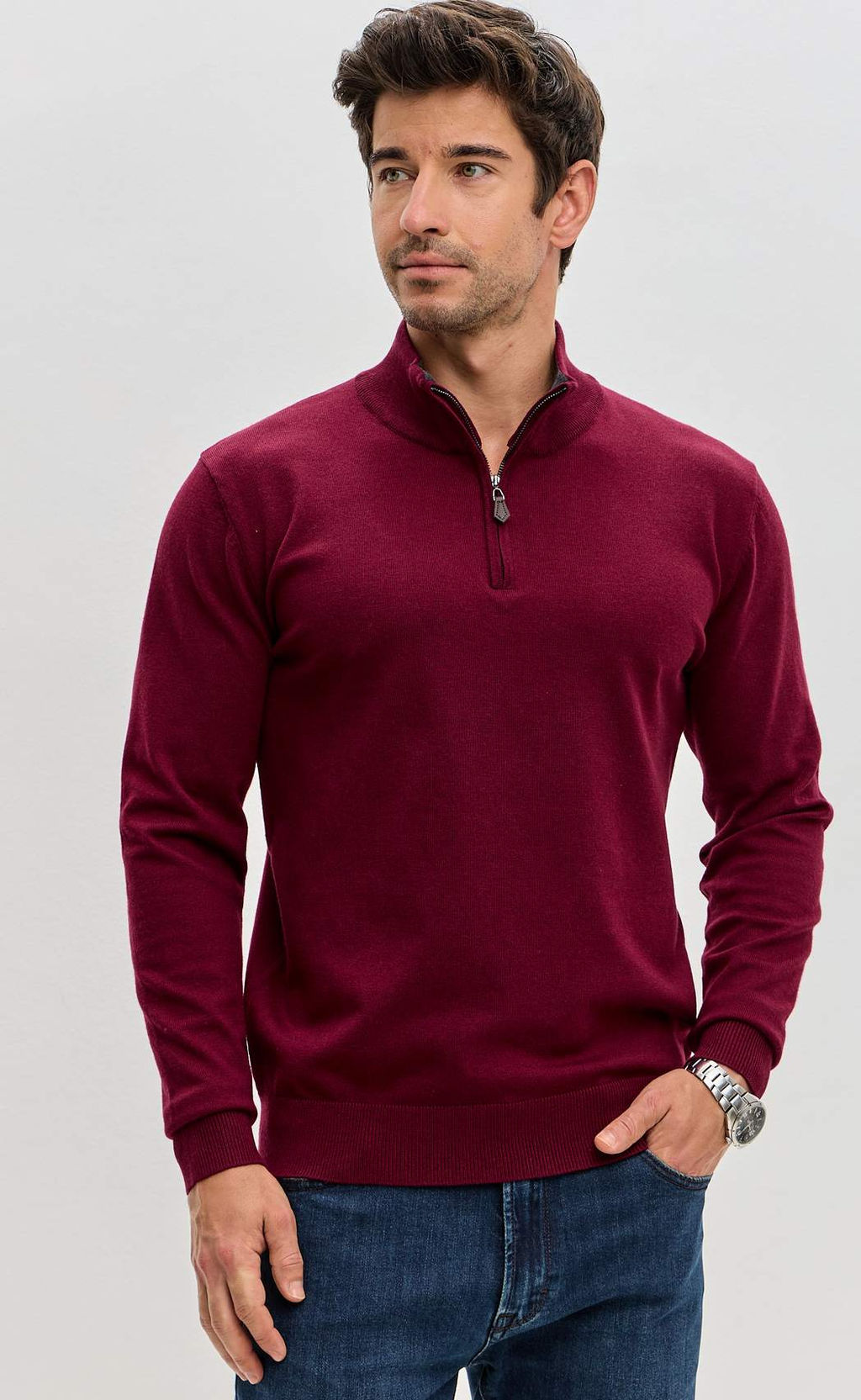 Джемпер P521-1573 bordo