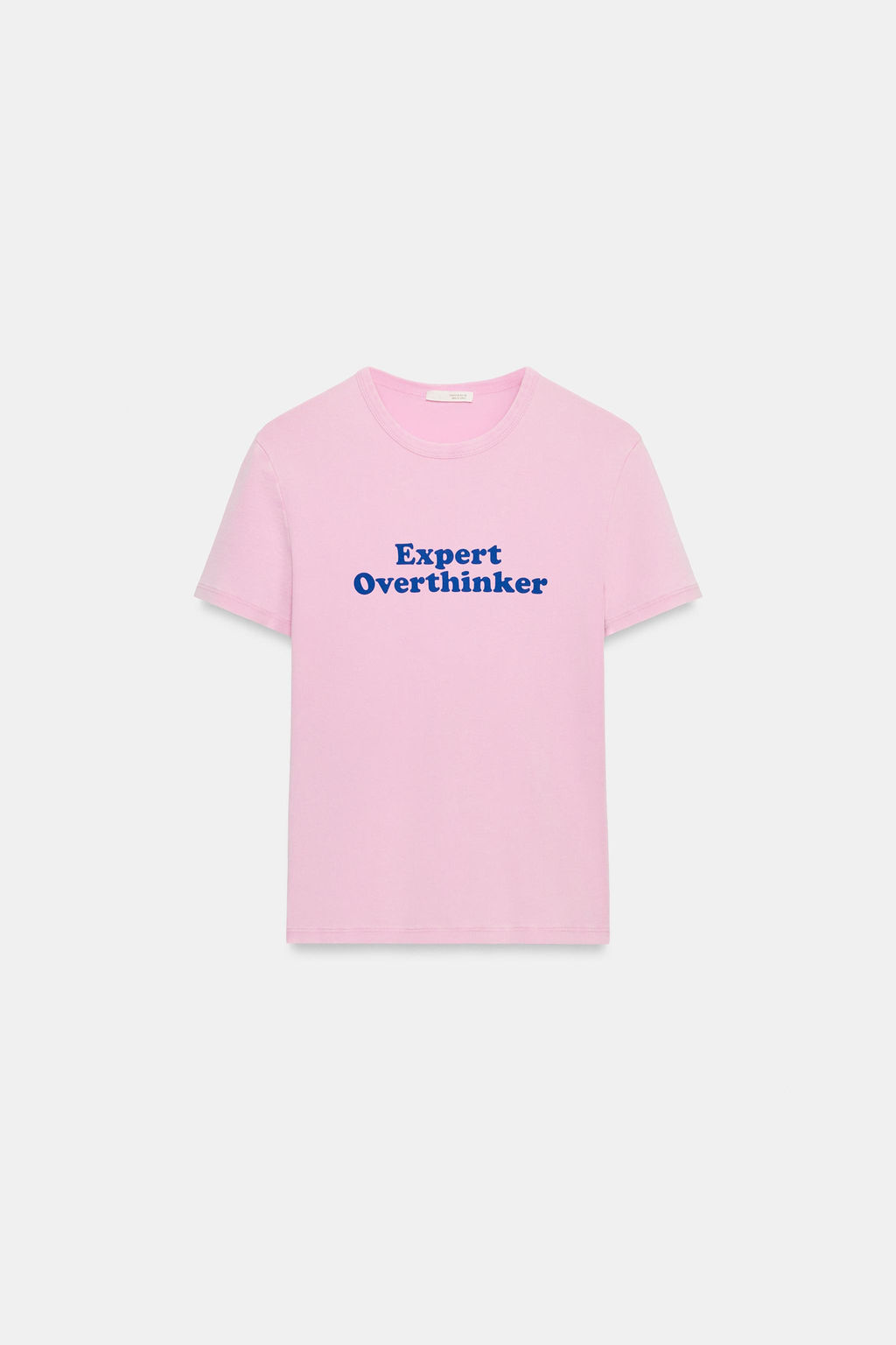 CAMISETA MANGA CORTA TEXTO / Rosa - Zara фото 4