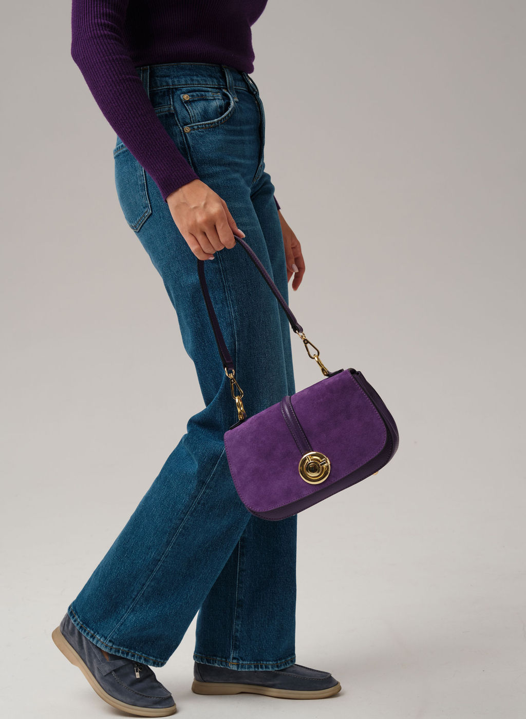 Кросс-боди сумка Azaro 30805 фиолетовая орхидея