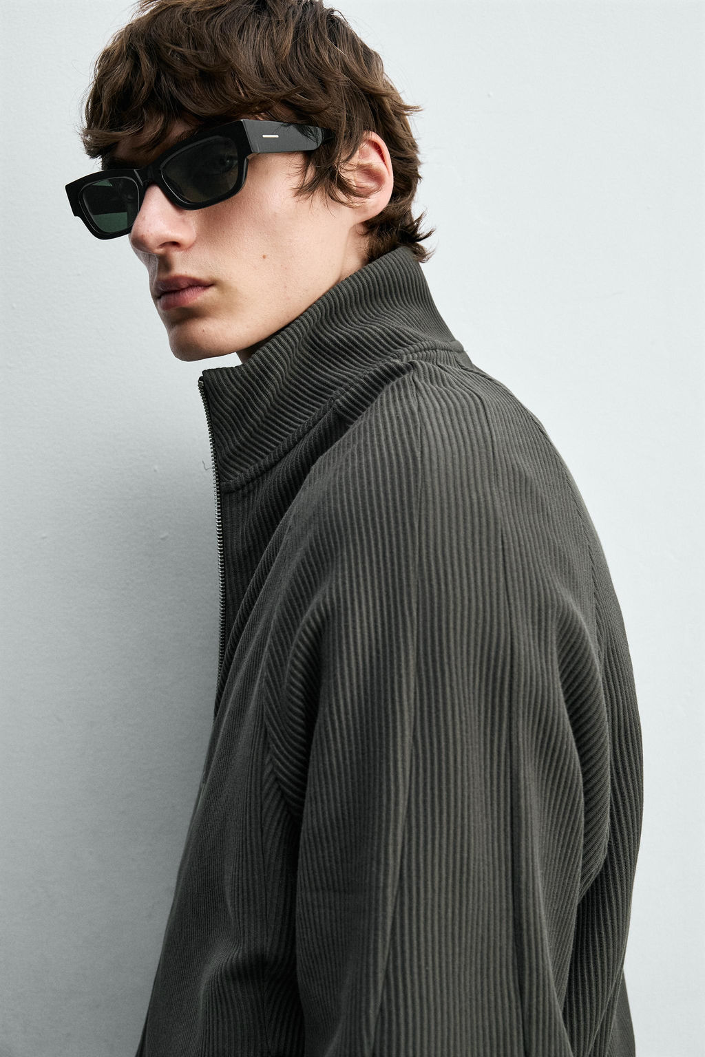 CHAQUETA RELAXED FIT OTOM?N / Plomo oscuro