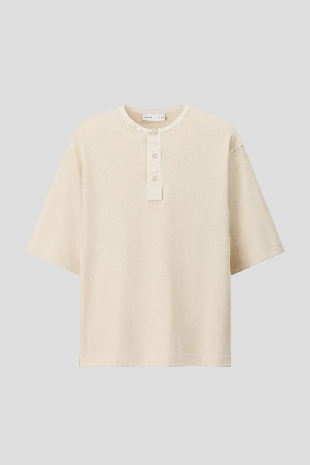 Camiseta panadera en mezcla de lino Loose Fit - H&m фото 2