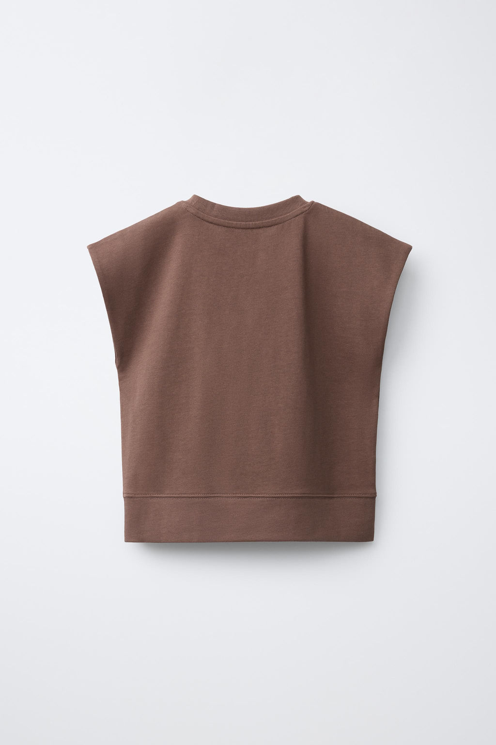 CAMISETA LISA HEAVY WEIGHT / Marr?n
