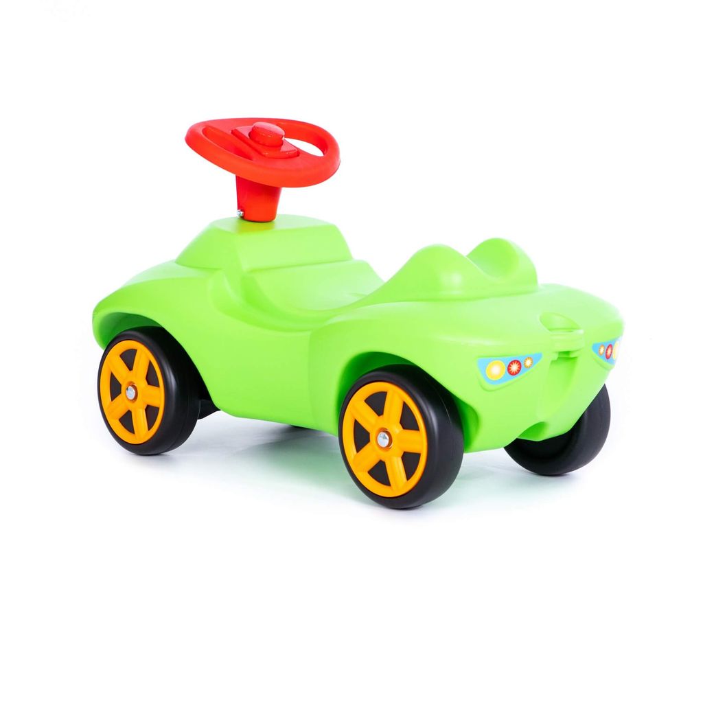 Каталка Мой любимый автомобиль со звуковым сигналом (зелёная) - Полесье фото 3