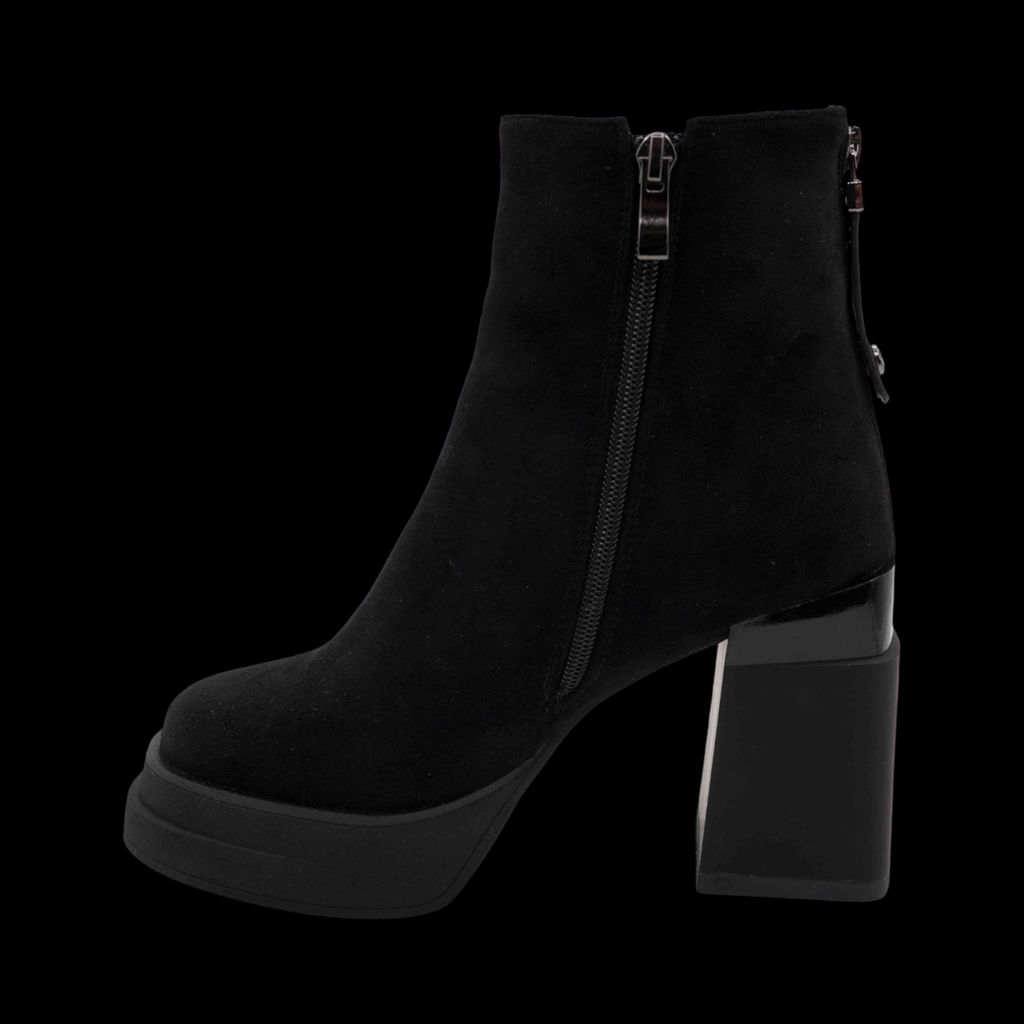 Ботинки на меху S83-3 черные