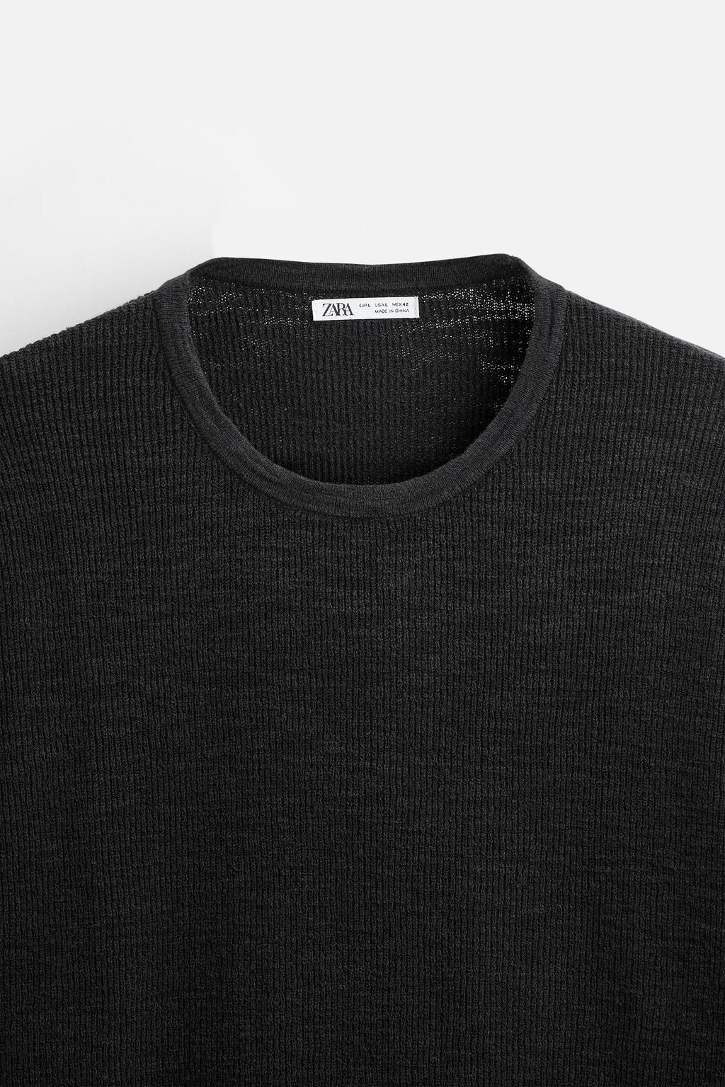 RUSTIC TEXTURED SWEATER - Zara фото 17