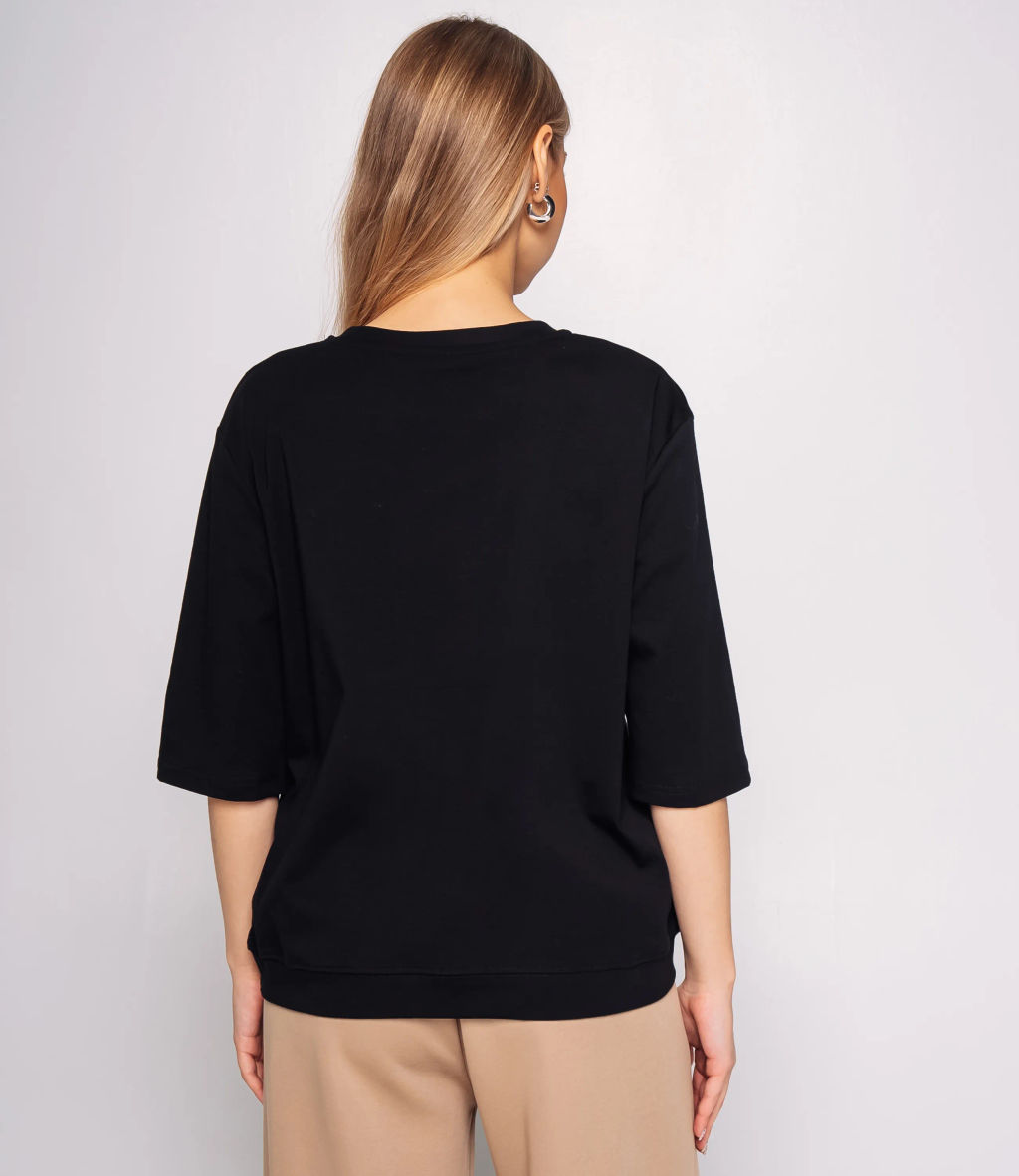 Футболка #КТ0467-51, чёрный