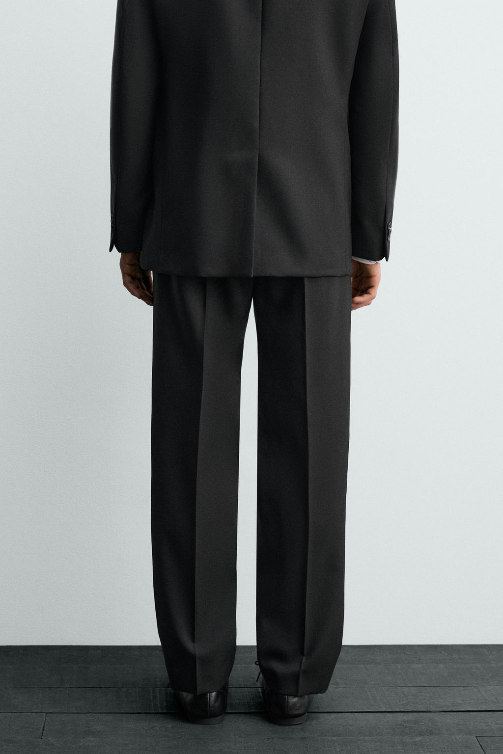 AARON LEVINE X ZARA WOOL TUXEDO TROUSERS  фото 18