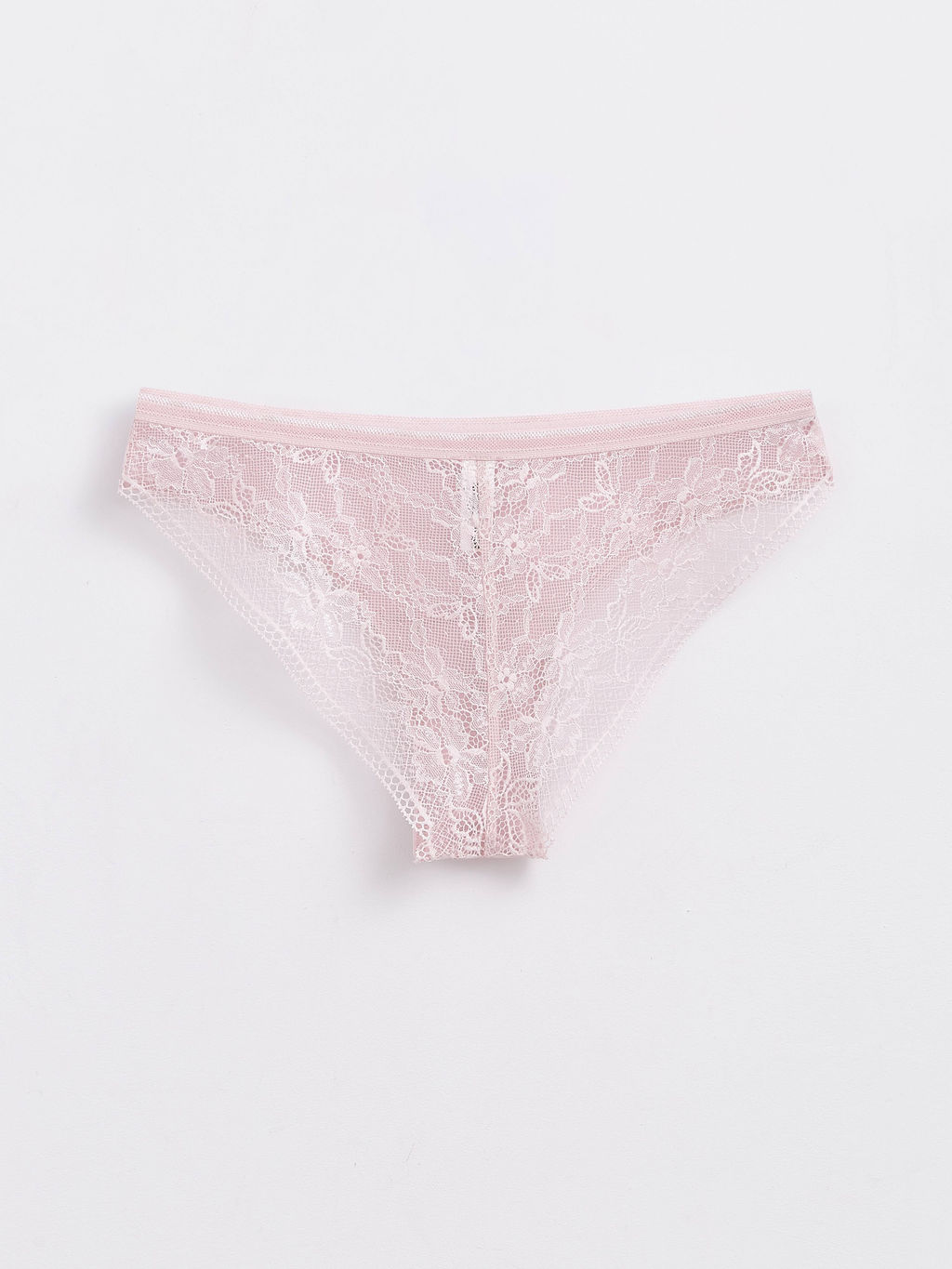CONTE Трусы бикини из хлопка с кружевом LIGHT DAY LB 1271 light pink - Conte elegant фото 2