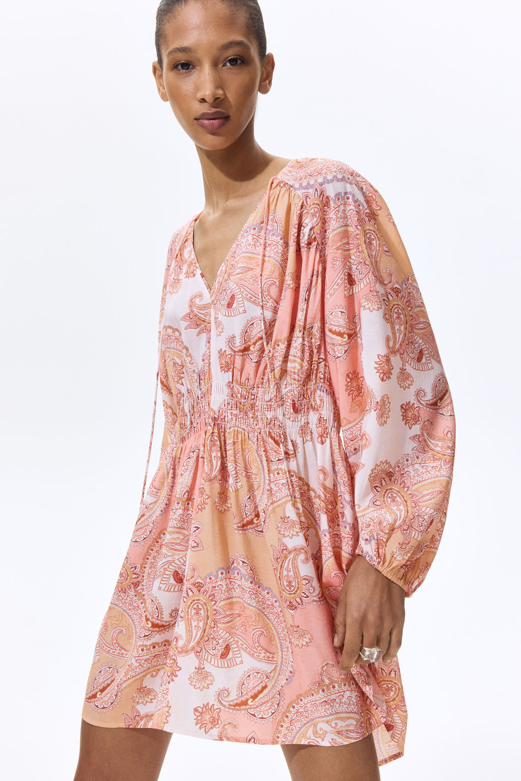 Vestido t?nica oversize - H&m фото 5