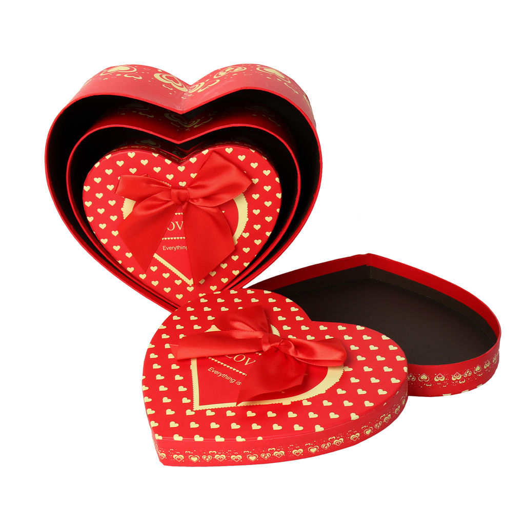 Коробка подарочная Сердце набор 3 штуки / 2218-103 /уп 36/ - Галеонтрейд фото 5