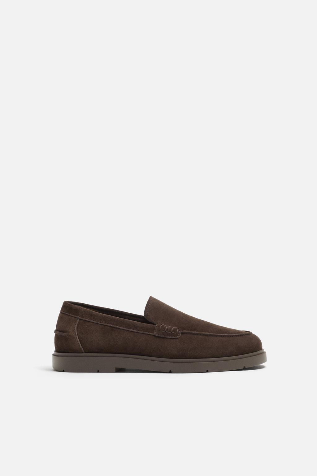 CASUAL LEATHER LOAFERS - Zara фото 5