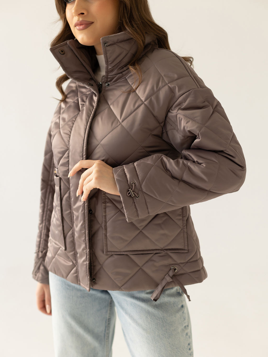 Куртка женская демисезонная 24835 (графит) - Kankan фото 31