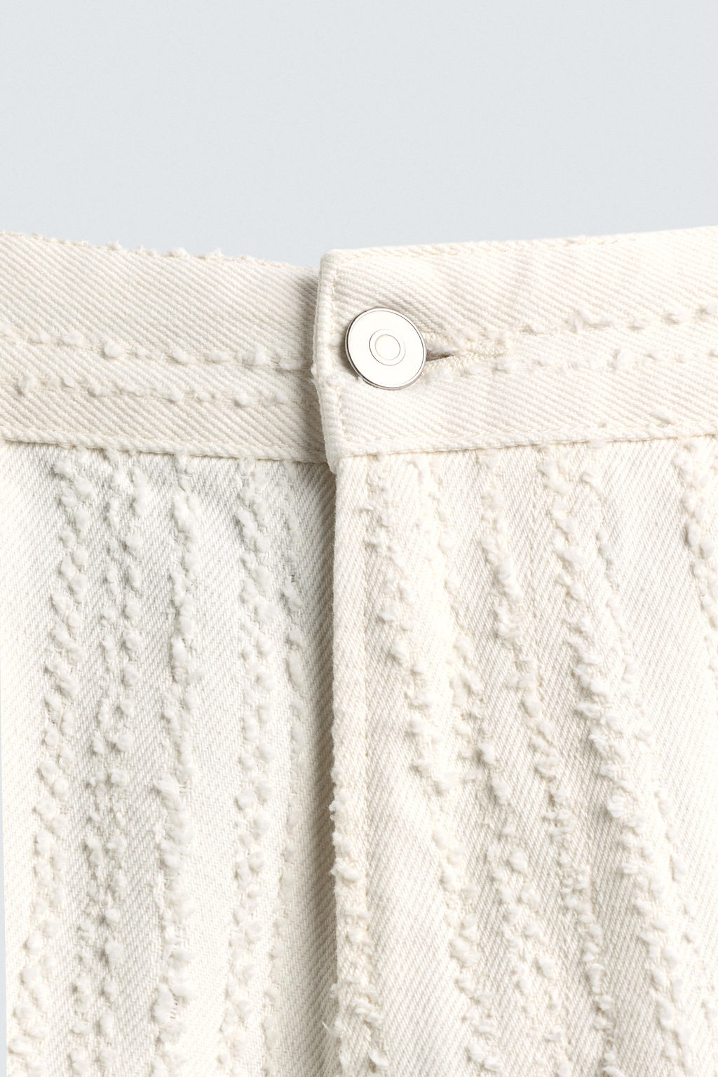 TEXTURED STRIPED JEANS - Zara фото 14