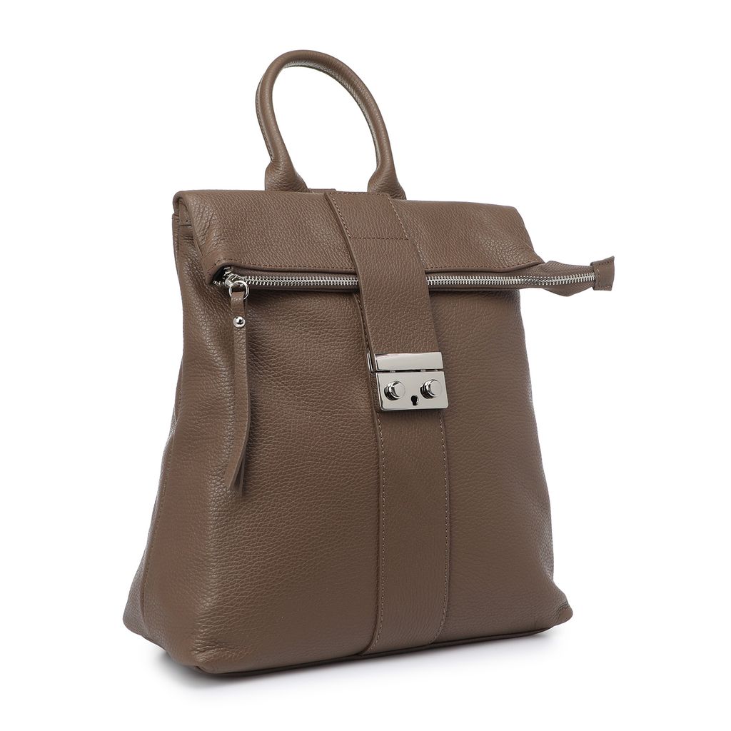 Женский рюкзак DIVAS BAG Артикул 2585974, серо-коричневый  фото 3