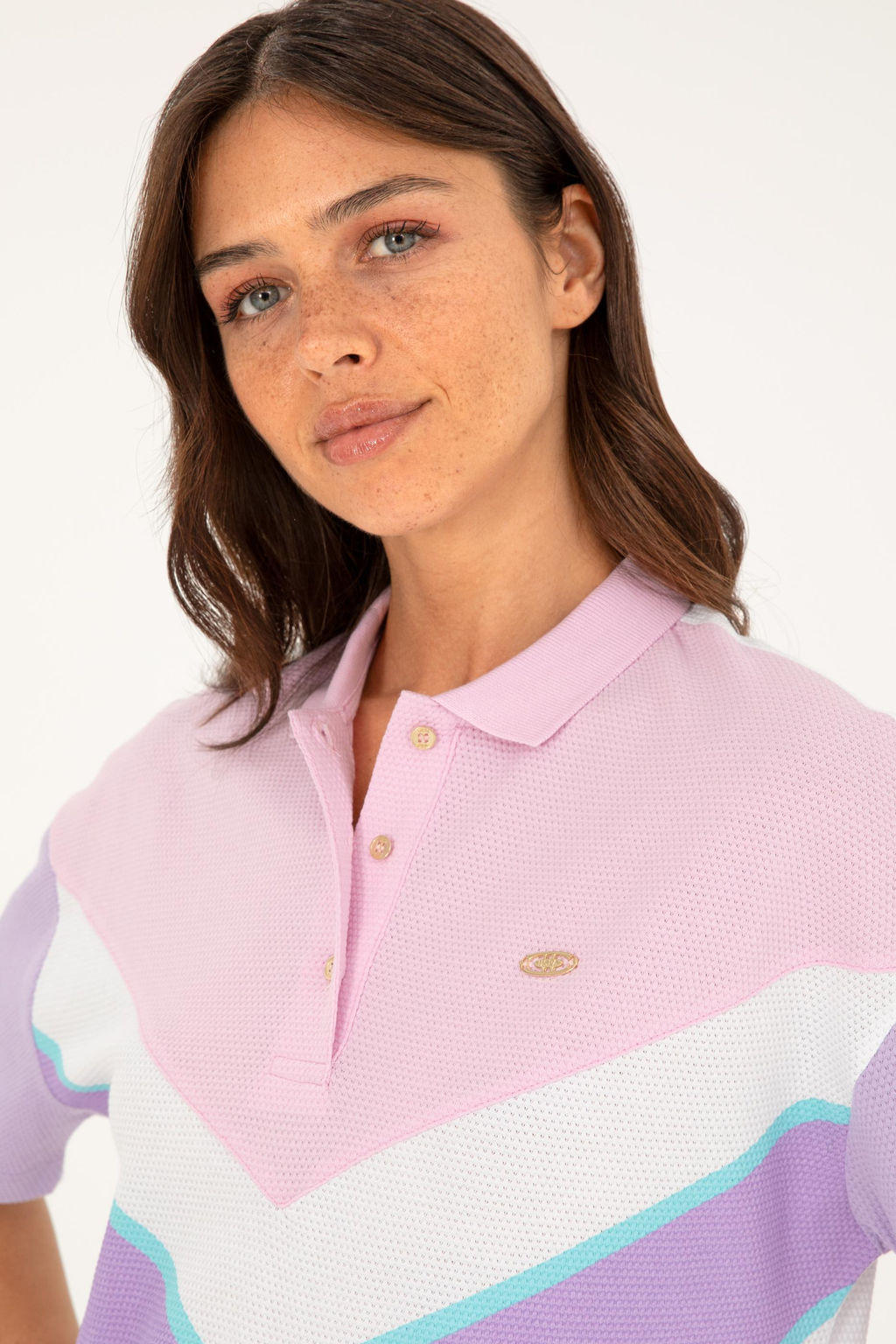 Женская сиреневая футболка Неожиданная скидка в корзине - U.s. polo assn фото 9