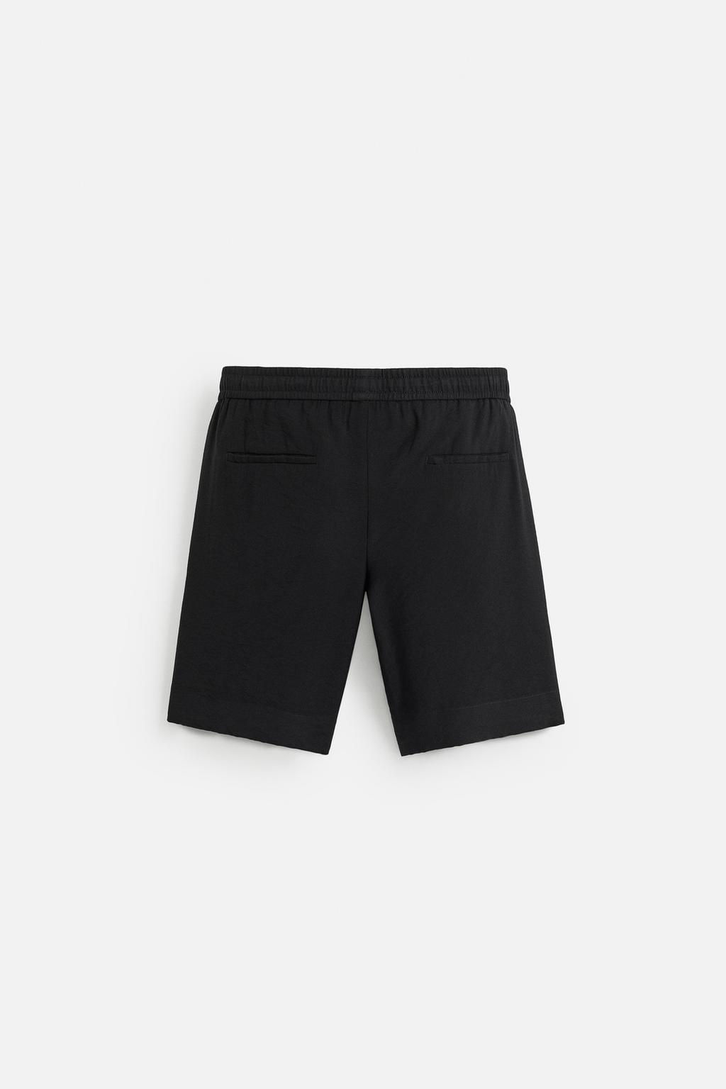 RELAXED FIT FLOWING BERMUDA SHORTS - Zara фото 7