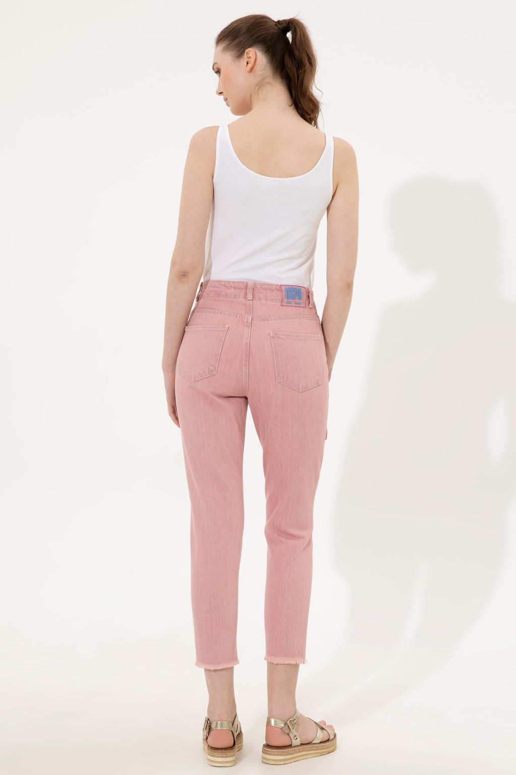 Kad_n Pembe Jean Pantolon - U.s. polo assn фото 4