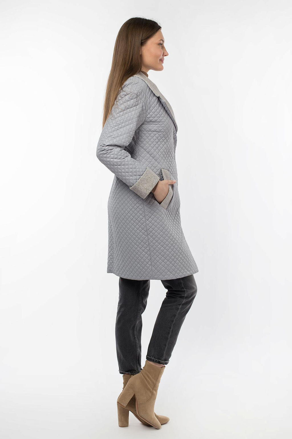 Пальто женское демисезонное Amalgama - Империя пальто фото 4