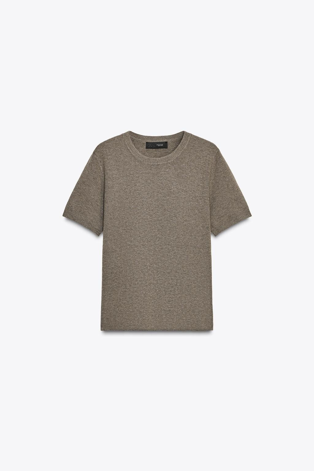 SOFT-TOUCH SHORT SLEEVE KNIT TOP - Zara фото 10