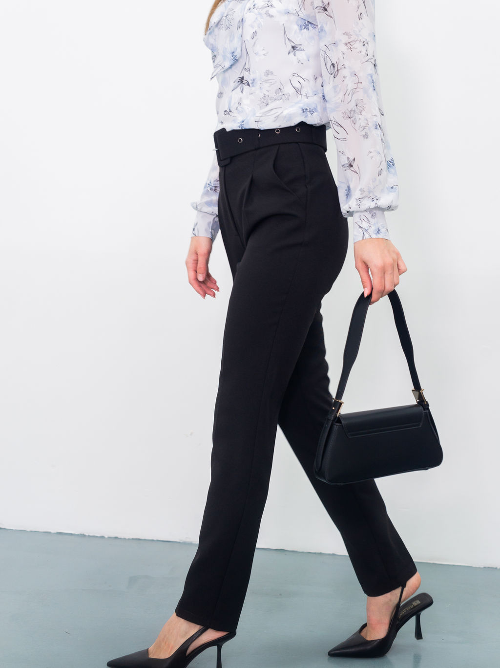 Брюки Стоун one (черный) - Nadi bordo фото 7